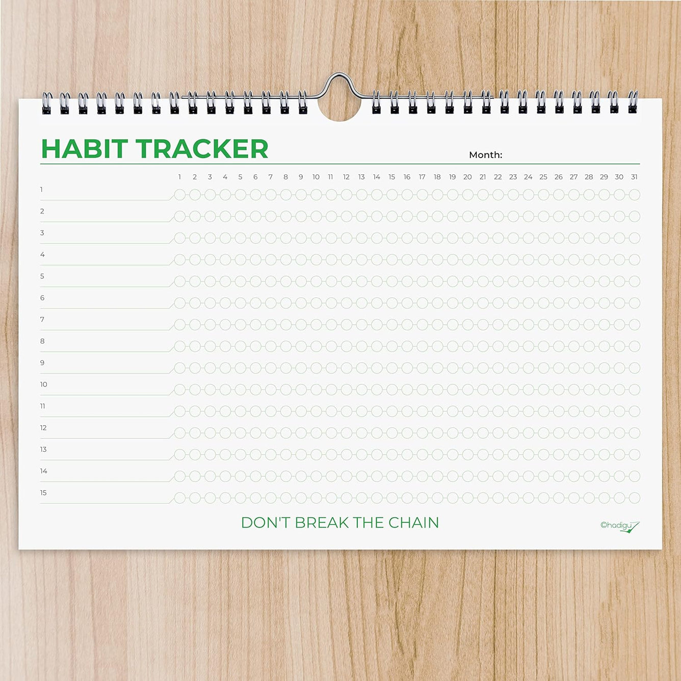 Habit Tracker (Don't Break The Chain)