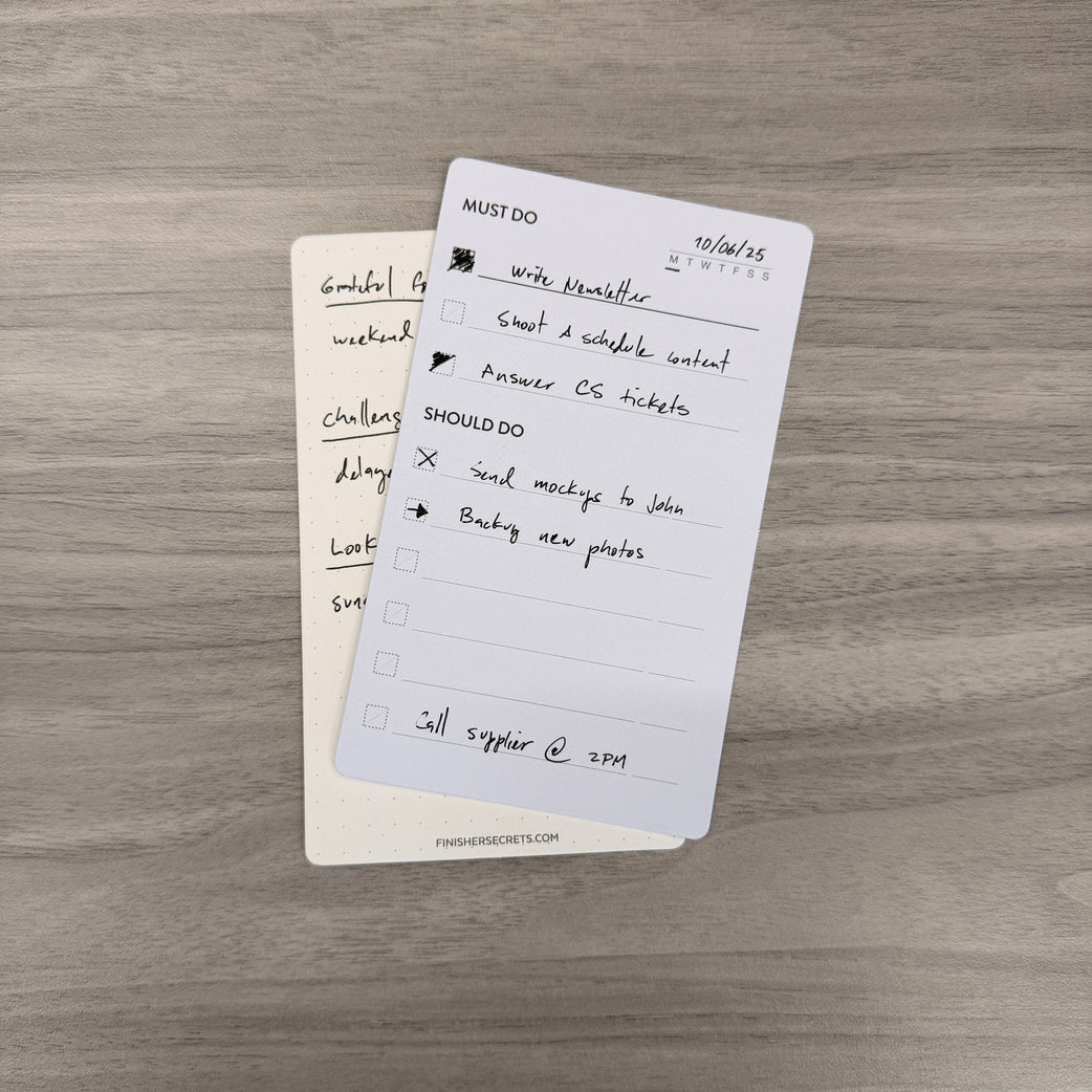 Finisher Cards (Starter Kit) - Finisher Secrets