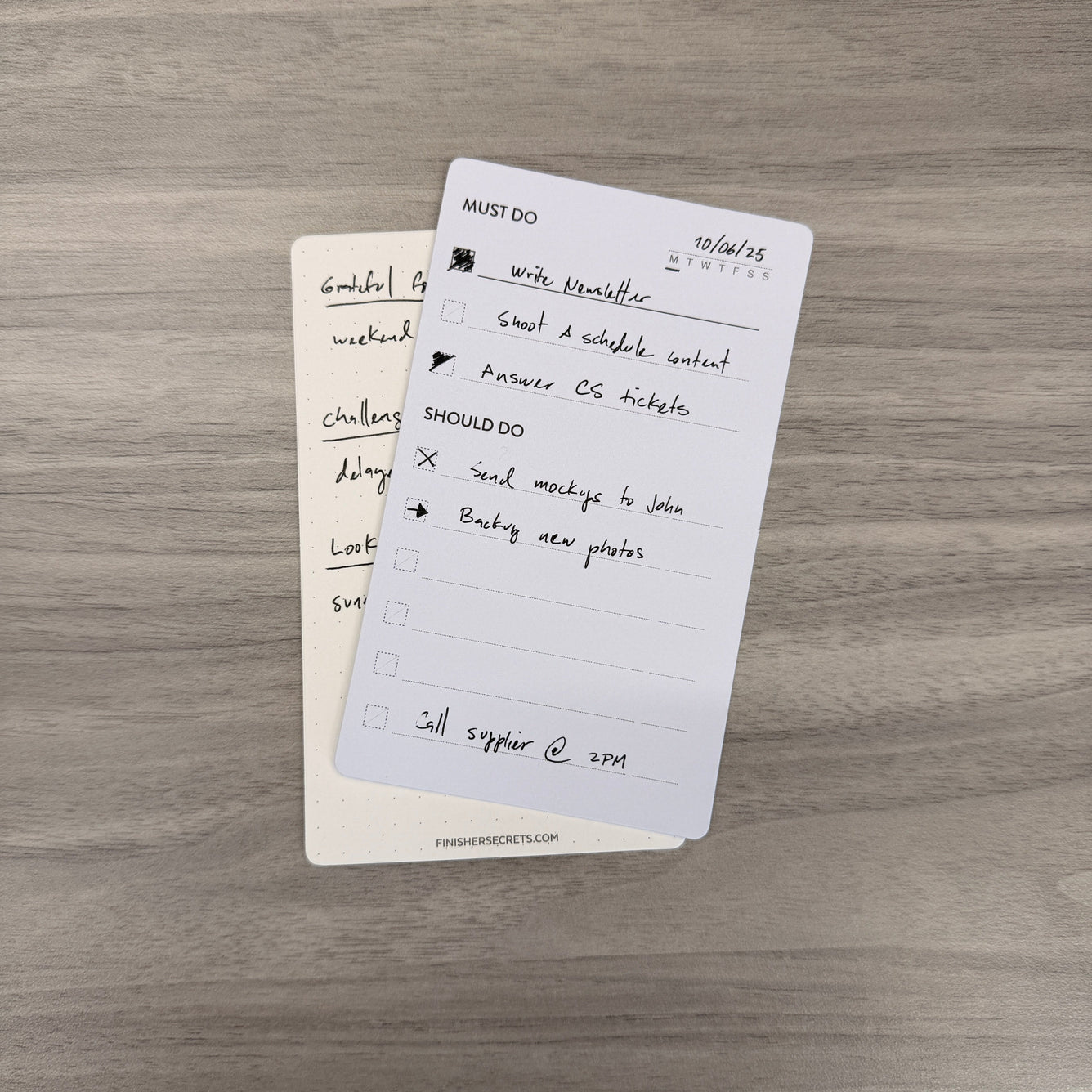 Finisher Cards (Starter Kit) - Finisher Secrets