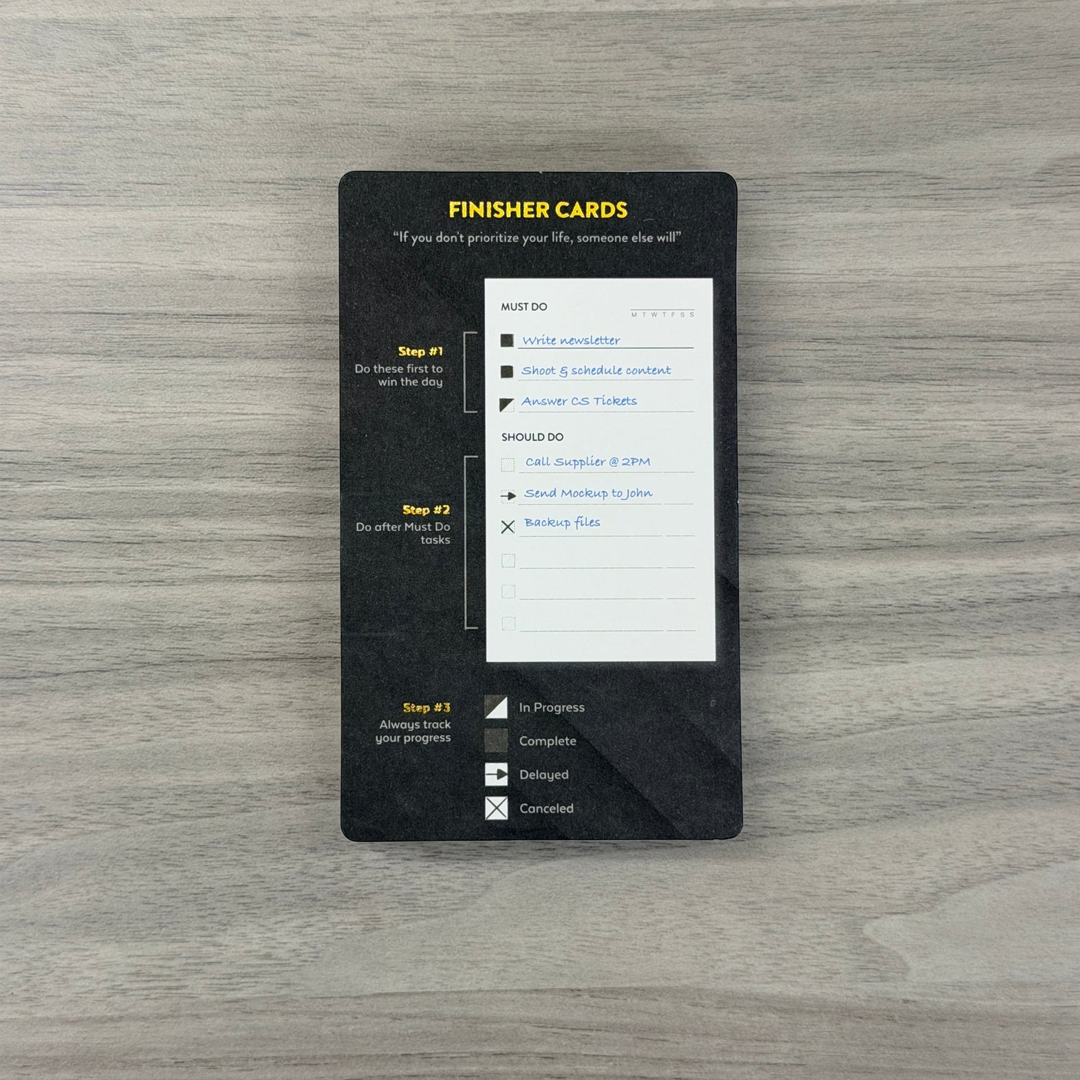 Finisher Cards (Starter Kit) - Finisher Secrets