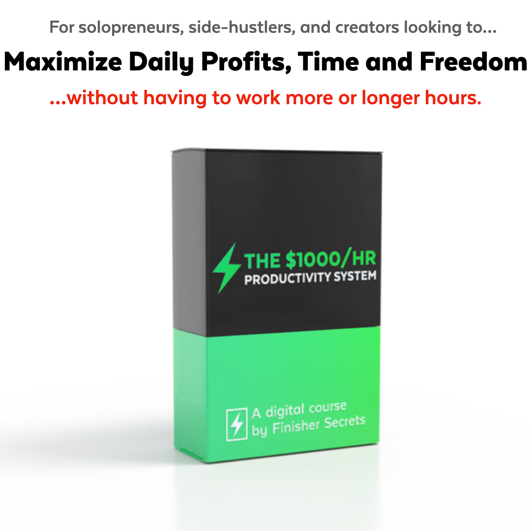 $1000/Hr Productivity System (Implementation-Course)